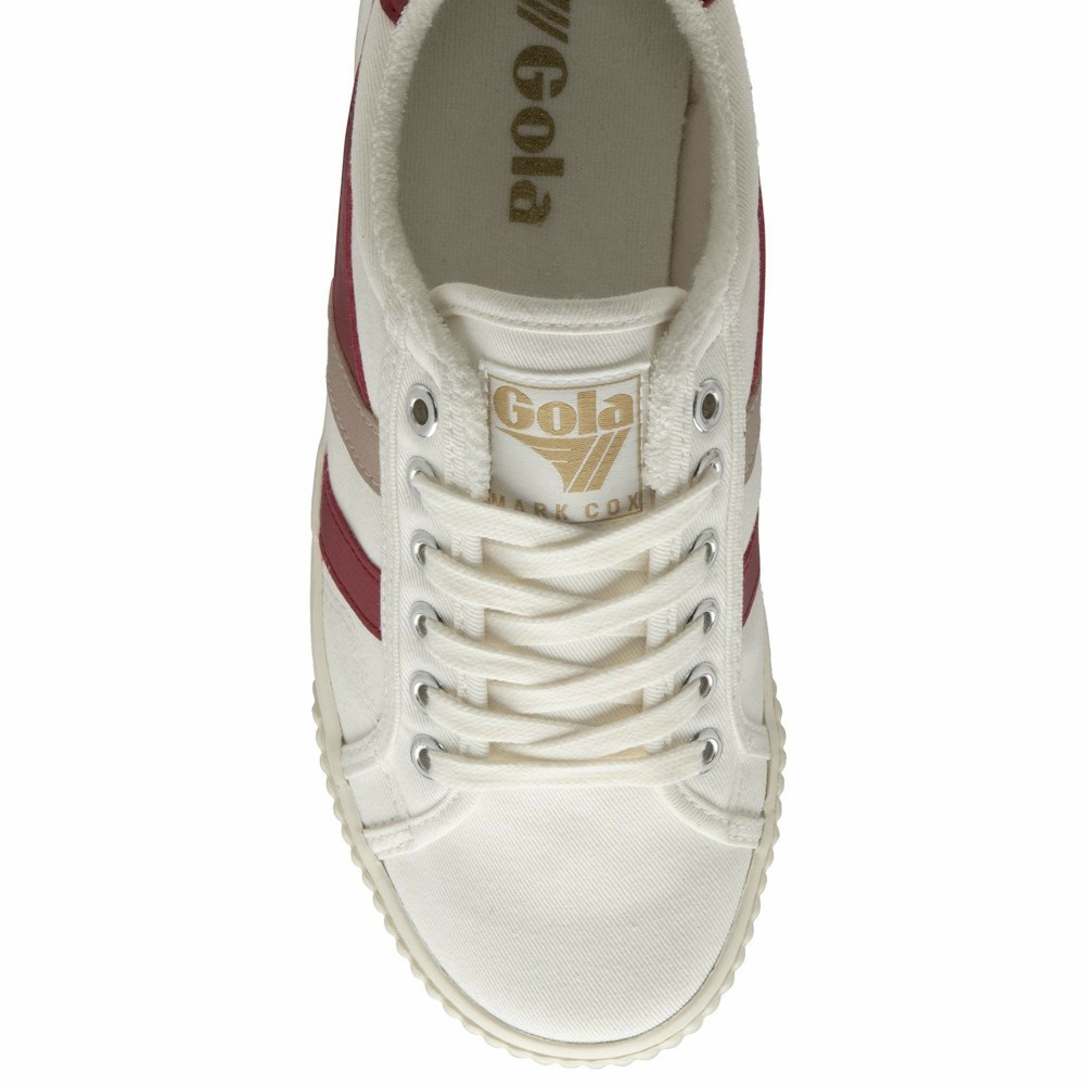 Gola Vegan Classics Tennis Mark Cox Women Sneakers White | OYRVLX078